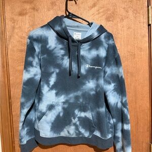 Champion Black and Gray Sleeve Detail